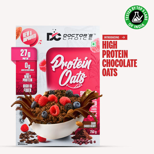 Doctor's Choice Chocolate Protein Oats 750 GM